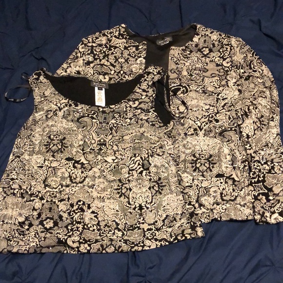 Xscape formal tank top set - Picture 1 of 4